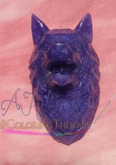 wax wolf face purple 1