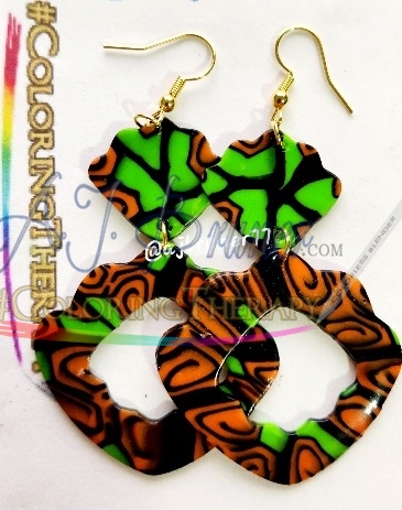 Polymer Earrings - #121739 - Click Image to Close