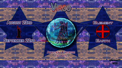 Virgo: Aug 23 - Sep 22